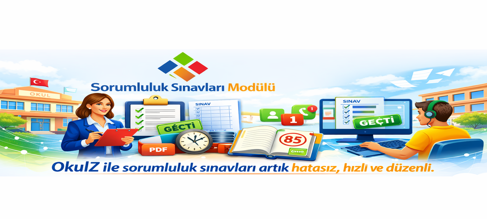 Sorumluluk Sınavları Modülü Kullanıma Hazır